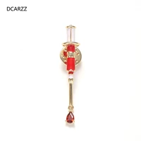 dcarzz enamel syringe pins badge brooch punk jewelry party nurse doctor student medical romantic crystal pin women gift