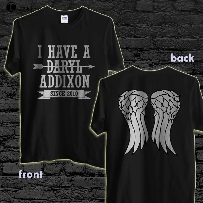 

Tops Summer Cool Funny T-Shirt New I HAVE A DARYL ADDIXON Funny T Shirt Walking Dead Daryl Dixon 2-Side Shirt Summer