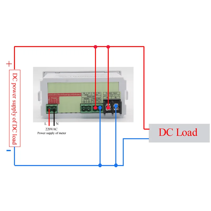 DC 0 200A 500V напряжение и Ампер метр 96*48 мм Вольт ампер инструмент с RS485 подключение в