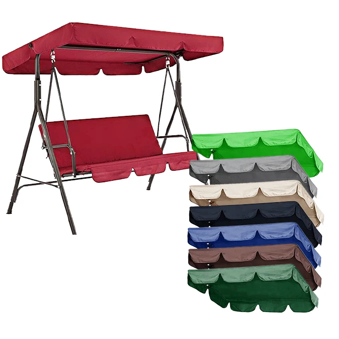 

Outdoor Garden Swing Canopy Top Cover Waterproof Swing Chair Hammock Canopy Roof Canopy Replacement Swing Chair Awning