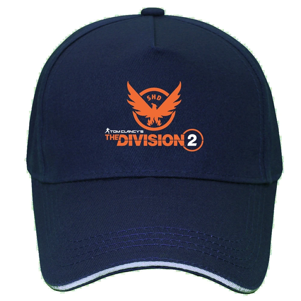 

TheDivision2 Tom Clancy's SHD PS4 Xbox PC Games Hat Male Hip Hop Cap Hats Men Game Hats Women Cap Baseball