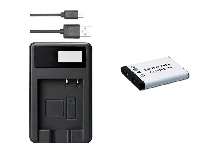 NP-BJ1 NPBJ1 BJ1 EL19 Аккумулятор для камеры+ зарядное устройство для sony DSC-RX0, RX0 II, DSC-RX0M2 - Цвет: Черный