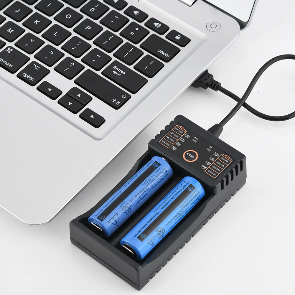 Зарядное устройство Liitokala Lii-202 USB для 18650 / 18490 18350 17670 17500 16340(RCR123) | Электроника