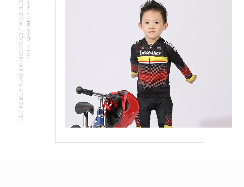 Child Team Bike Jersey Sets Kids Cycling Set Riding Clothing Mtb Wear Children Bicycle Clothes Boy Sport Suit Girls Long Kits