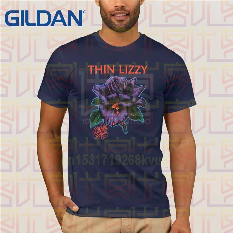 Тонкая мужская футболка Lizzy Roisin черная dubh хипстерские крутые топы с круглым