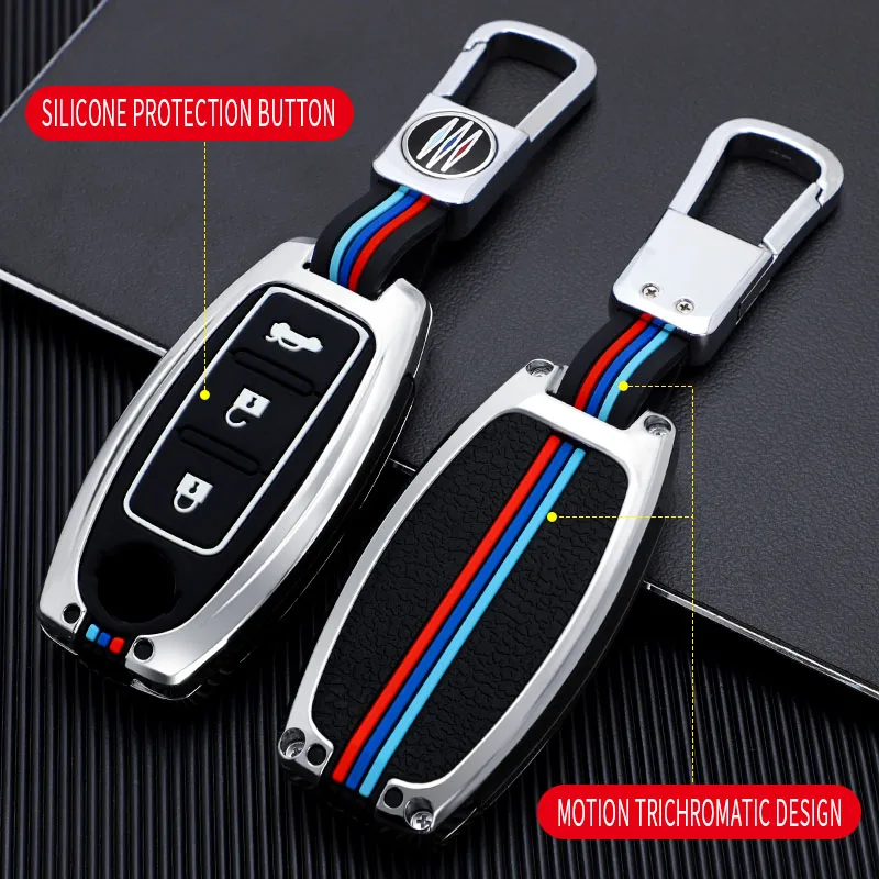 

Zinc Alloy Car Key Case Cover For Nissan Qashqai J10 J11 X-Trail t31 t32 Kicks Tiida Pathfinder Murano Note Juke 370Z Cube Micra