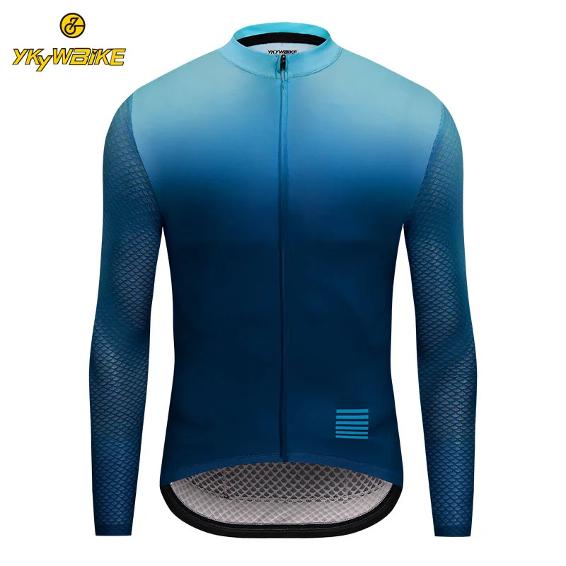 YKYWBIKE Pro Велоспорт Джерси велосипедная спортивная одежда Одежда MTB велосипедная одежда с длинным рукавом велосипедная одежда Ropa De Ciclismo - изображение