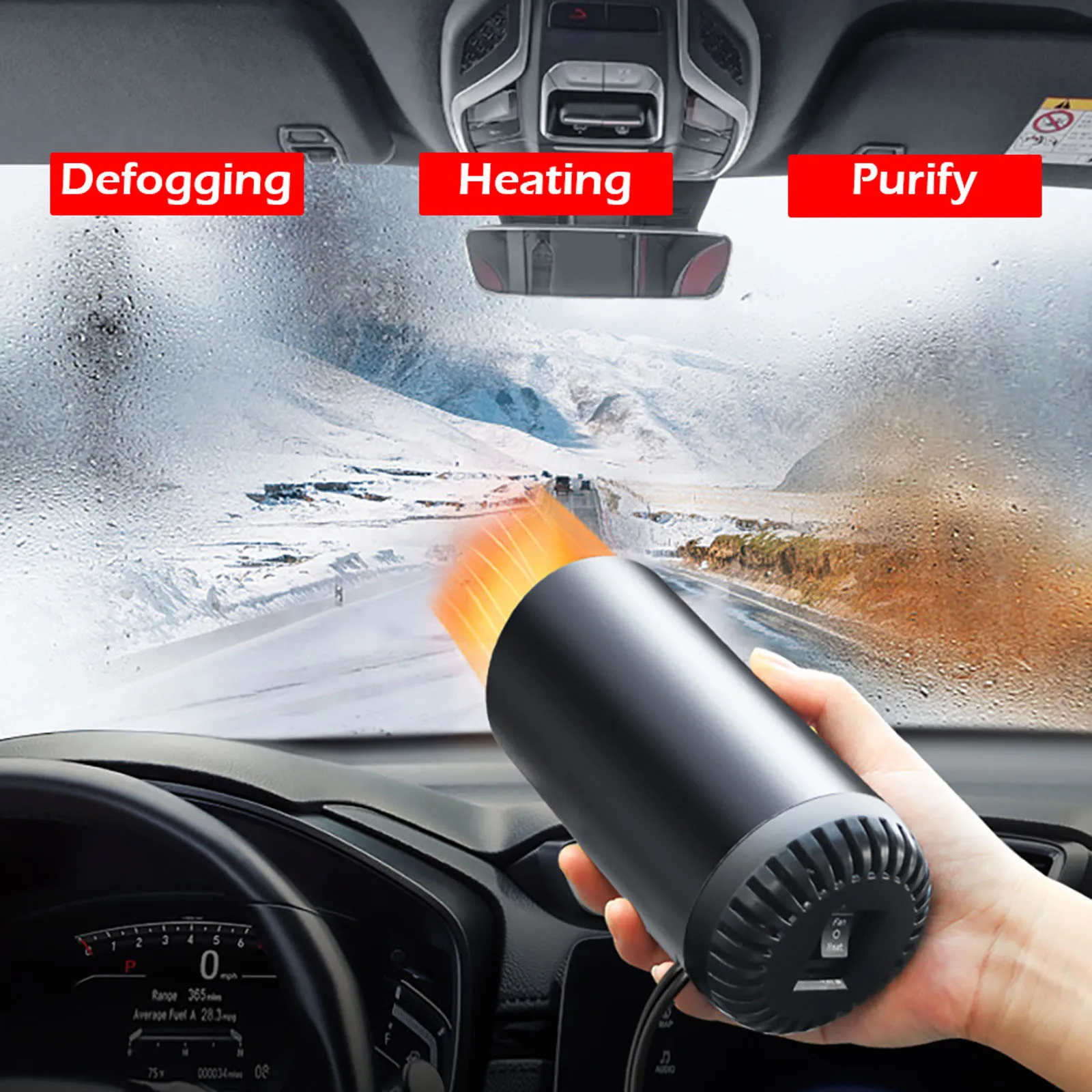 

Defogging Defroster Car Heating Heater Heating Stove Radiator Warmer Machine Warm Stove Hand Warmers Heater 12v High-power
