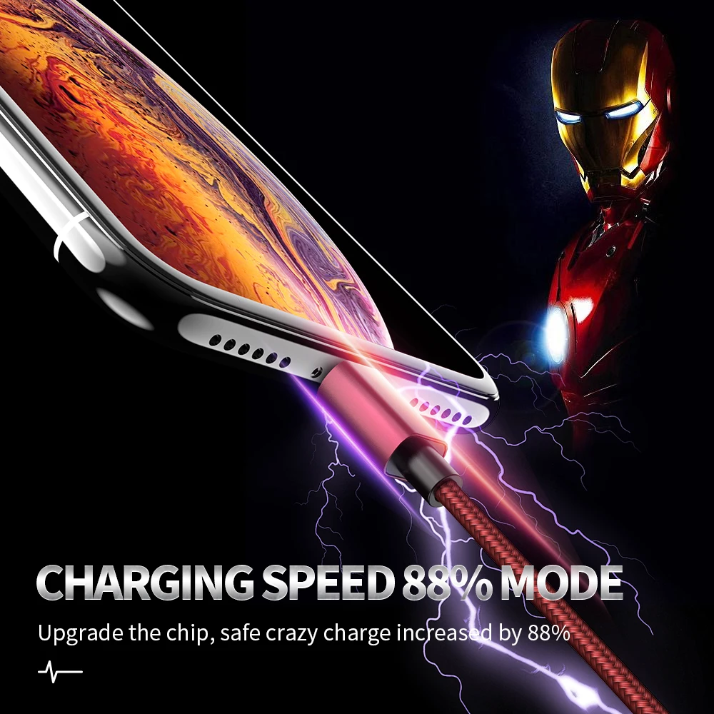 Умный кабель для зарядки с разъемом типа C iPhone 11 samsung huawei Xiaomi провод