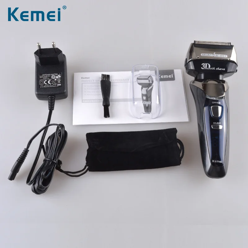 

KM-8150 Komei Electric Razor Quick Charge Floating Full Body Washing Razor