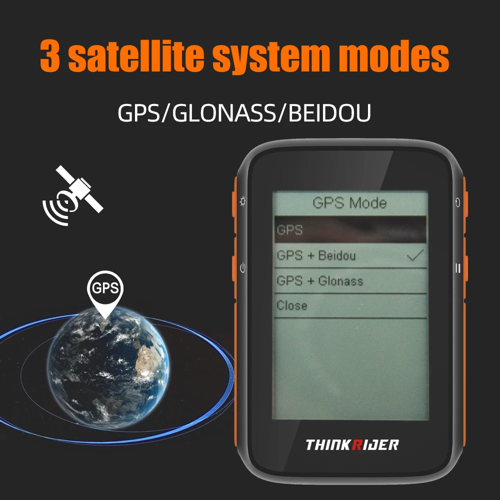 Новый Умный велокомпьютер ThinkRider с GPS ANT + Bluetooth измеритель мощности ЖК-дисплей IPX7