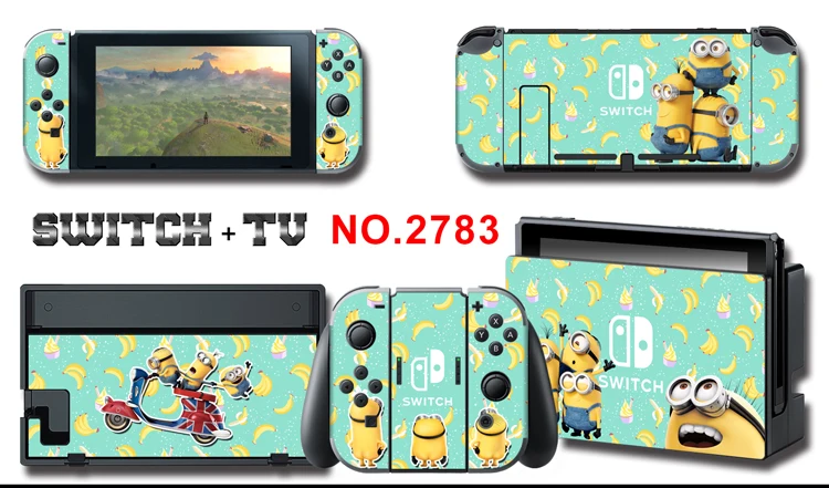 Виниловая Защитная пленка для Nintendo Switch консоль NS с контроллером и подставкой |