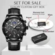 2022 New Watches Men Watch LIGE Top Brand Luxury Casual Leather Quartz Wrist Watch Man Clock Gift Sports Waterproof Chronograph Other Image
