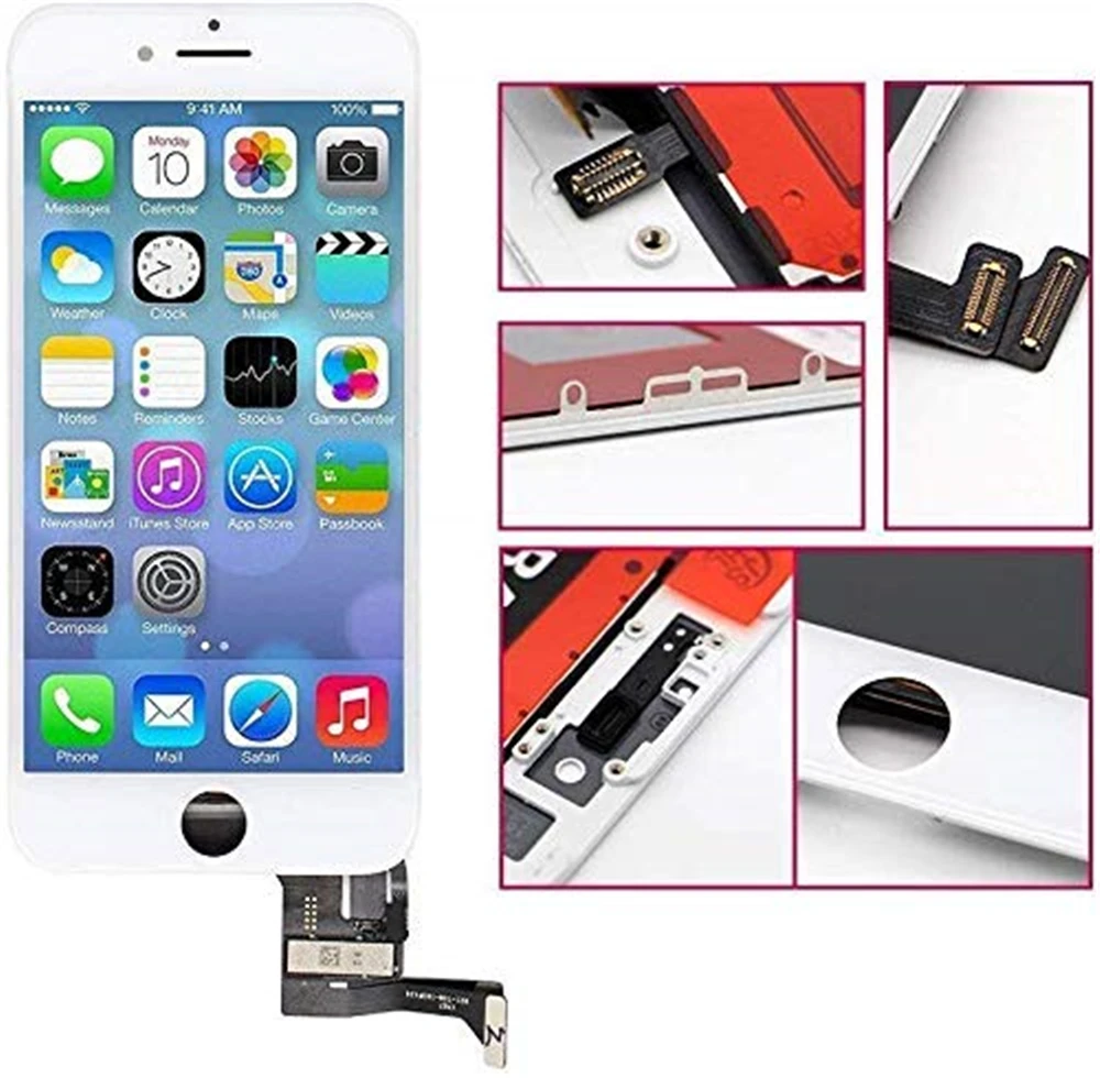 HD светодиодный экран для iPhone 6 6s Plus 6Plus 7 plus 8 ЖК-экран с 3D сенсорным экраном
