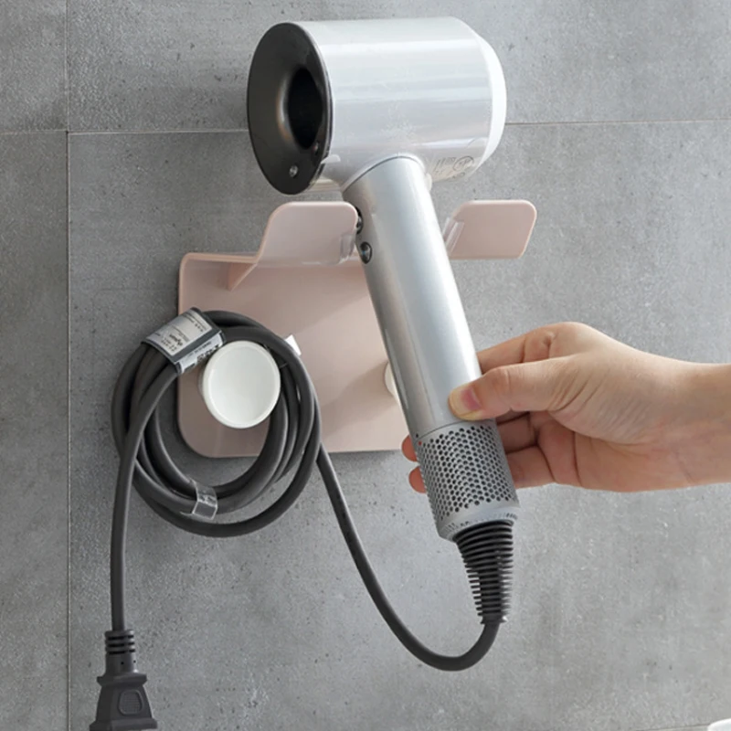 Fowecelt фен для волос держатель ванной комнаты настенный вешалка полки хранения