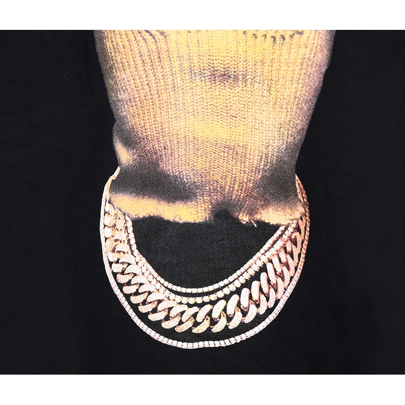 Черные свитшоты NOM IH UH NIT для мужчин и женщин высококачественные с круглым вырезом