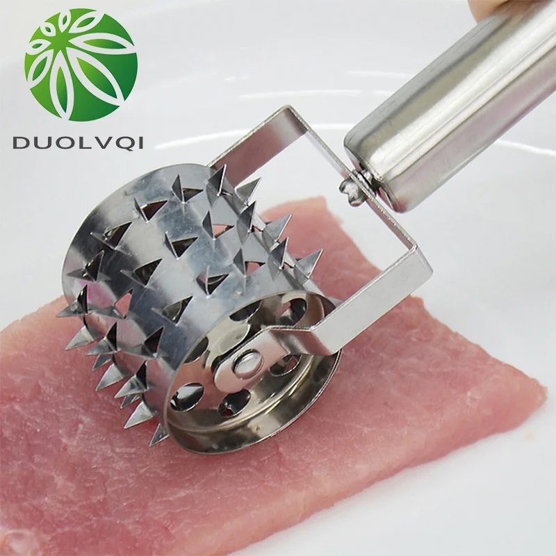 Duolvqi полезный молоток для мяса тендерайзер из нержавеющей стали устройства
