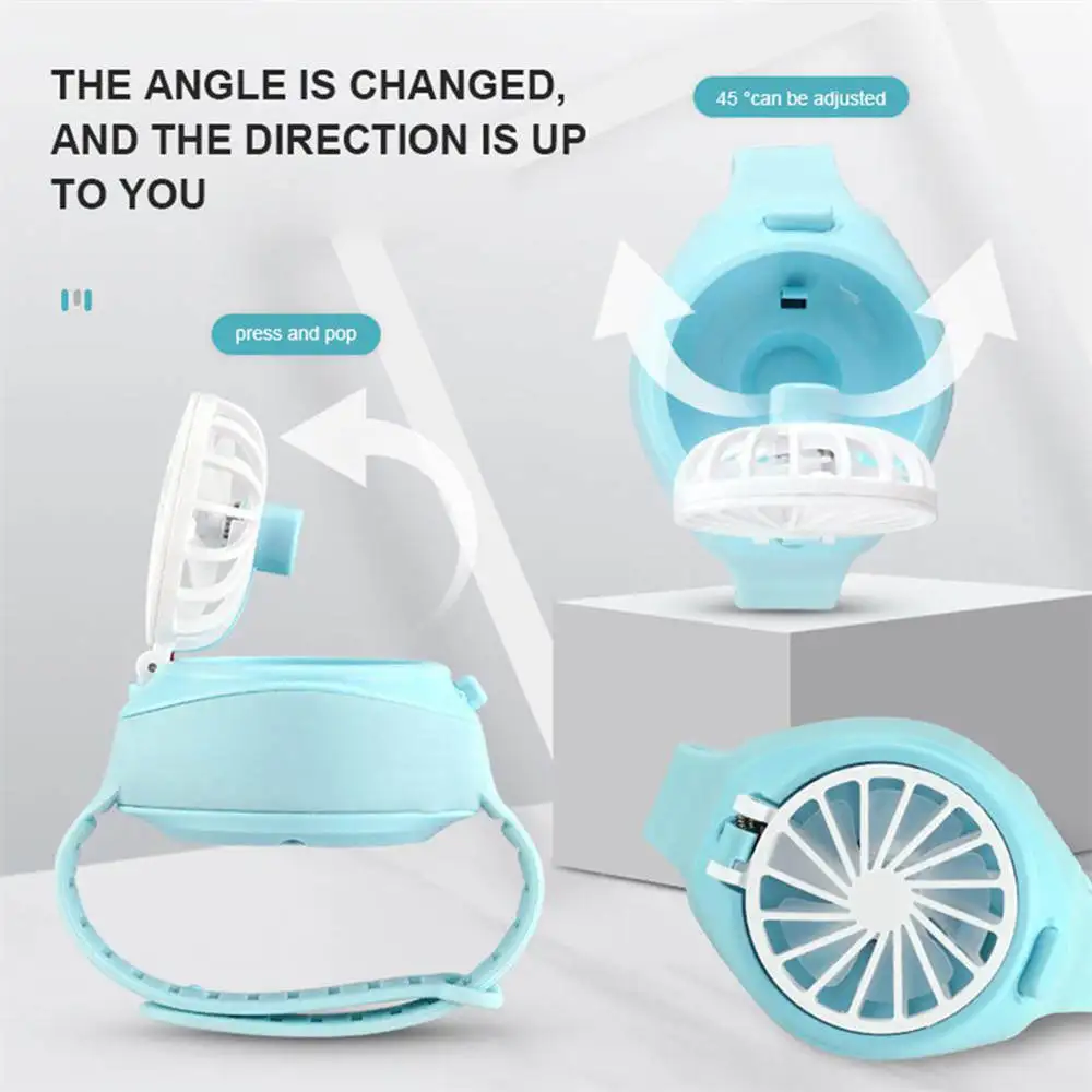 Мини-вентилятор для рук 2020 портативный Перезаряжаемый вентилятор с комфортным