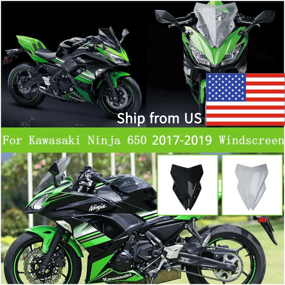 Ветровой экран для мотоцикла ветровое стекло ветровой дефлектор Kawasaki Ninja650 EX650 ER6F
