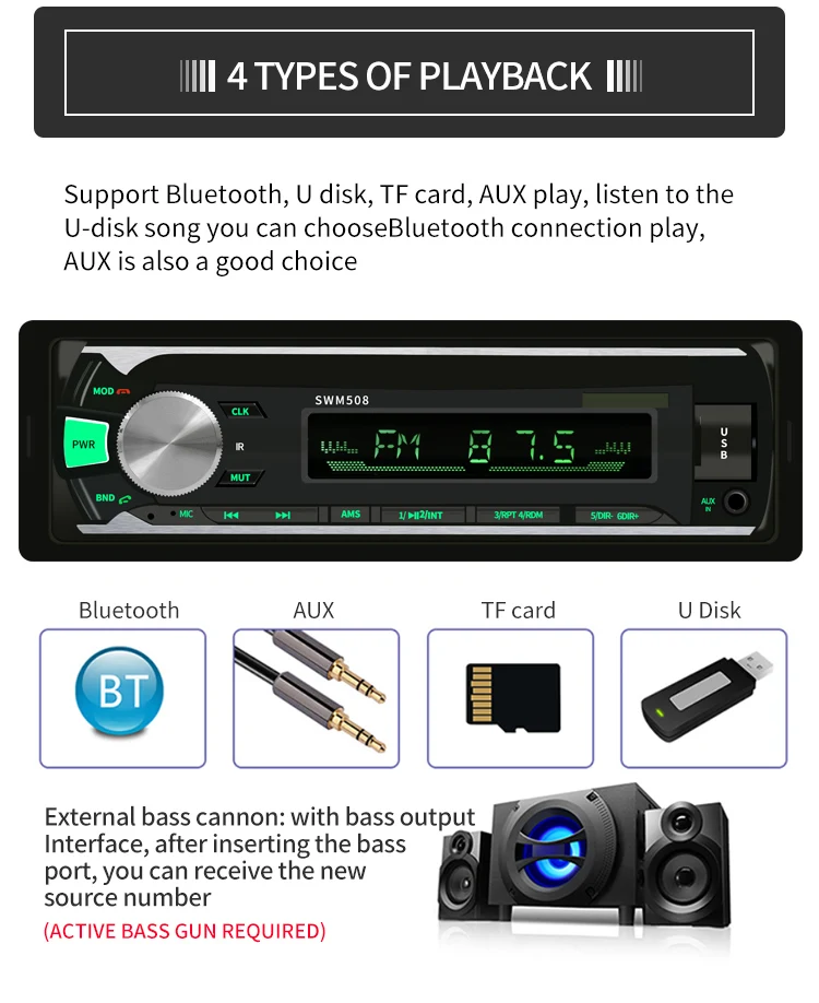 Автомобиль Радио стерео проигрыватель Bluetooth телефона AUX-IN MP3 FM/USB/1 Din/пульт дистанционного управления 12 В Прокат Авто Аудио распродажа
