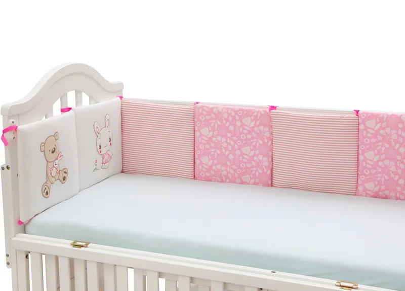 

6pcs 30*30cm Cot Fence Infant Bedding Supplies Room Decor Crib Half Around