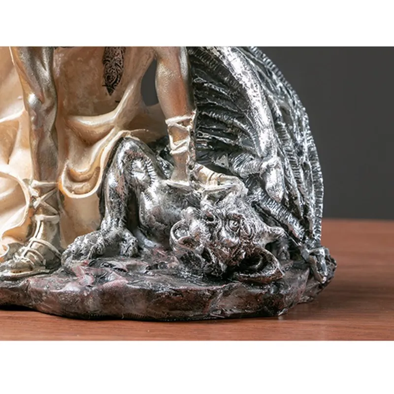 Древний греческий миф скульптура персонажа смерти статуя смолы Art&Craft рабочего стола Ретро Poseidon статуэтки Zeus украшения дома R2755