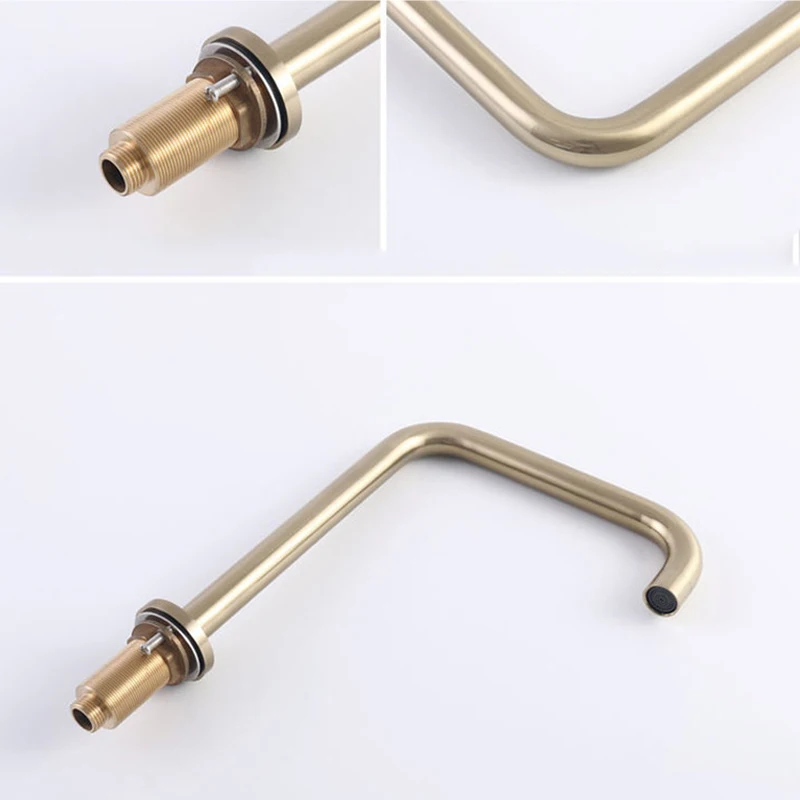 Смеситель для раковины смеситель ванной комнаты удлиненная трубка два отверстия