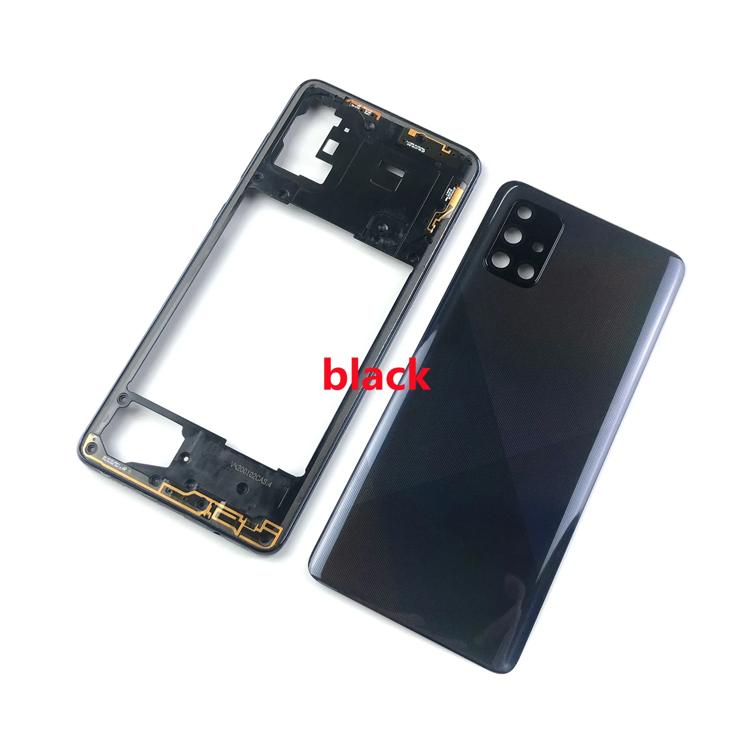 Чехол для Samsung Galaxy A71 2020 A715 A715F средняя рамка задняя крышка батарейного отсека