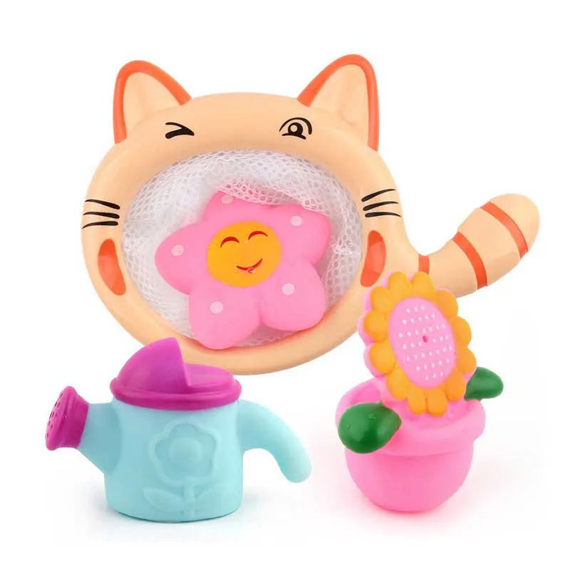 21 детская игрушка для ванны рыболовная сеть организующая игрушка-утка