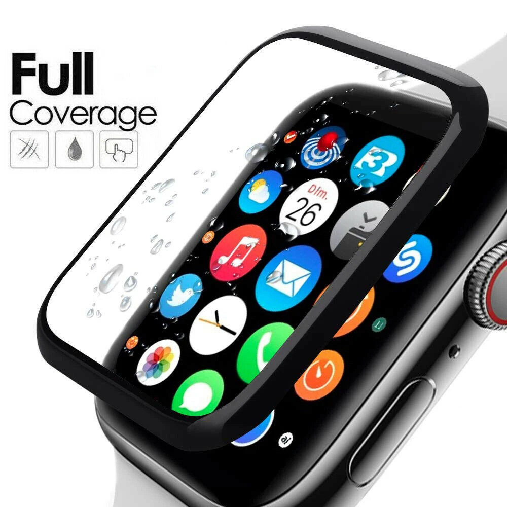 3d защитная пленка с закругленными краями для Apple Watch 5 4 3 2 1 Защитная iwatch 40 44 38 42