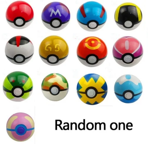 Random 1 шт. Pokeball+ 1 шт. случайный рисунок внутри фигурки игрушки для детей крутая коллекция игрушек для детей подарок на день рождения - Цвет: Random