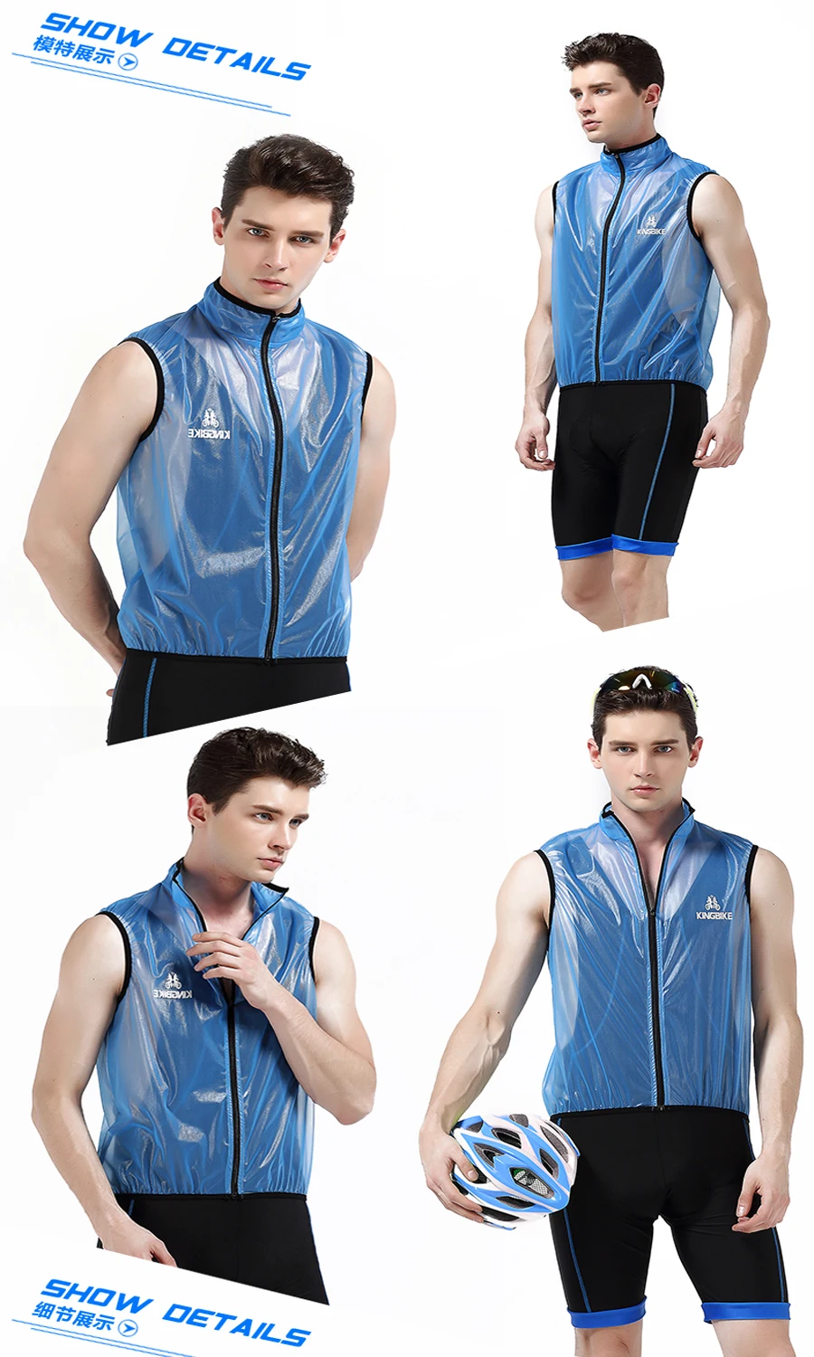 Men Women Waterproof Cycling Jackets High Visibility Windbreaker Bicycle Jacket Windproof Clothing Reflective Bike Coat
