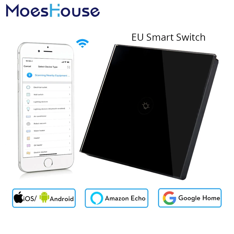 Wifi смарт переключатель 2/3 способ мульти управления связь приложение