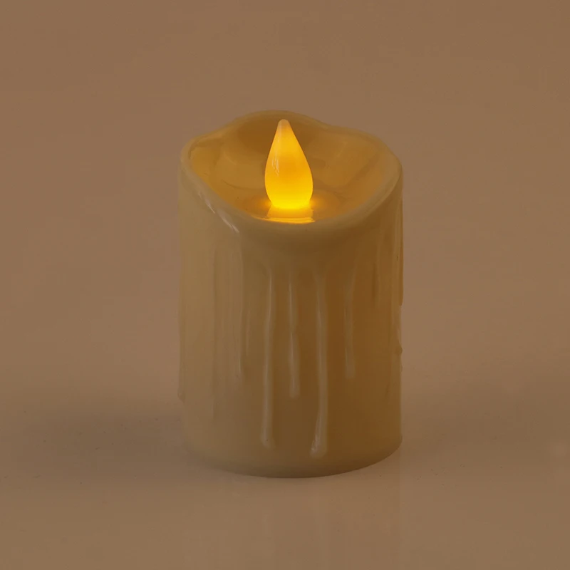 Беспламенная свеча пламени светильник Свадебная вечеринка Батарея работает