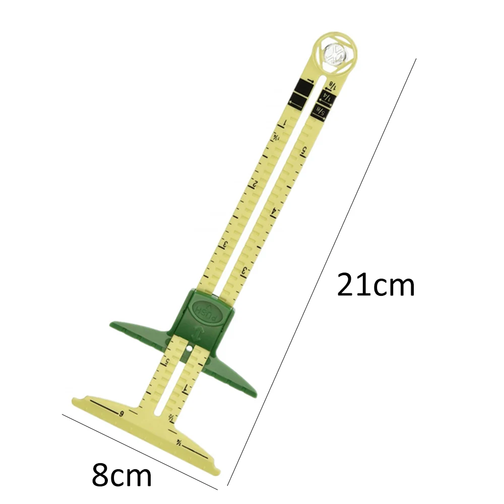 High Quality Multifunction Home 5-IN-1 Sliding Gauge Measuring Sewing Ruler Tailor Tool Accessories for Easy Marking | Дом и сад