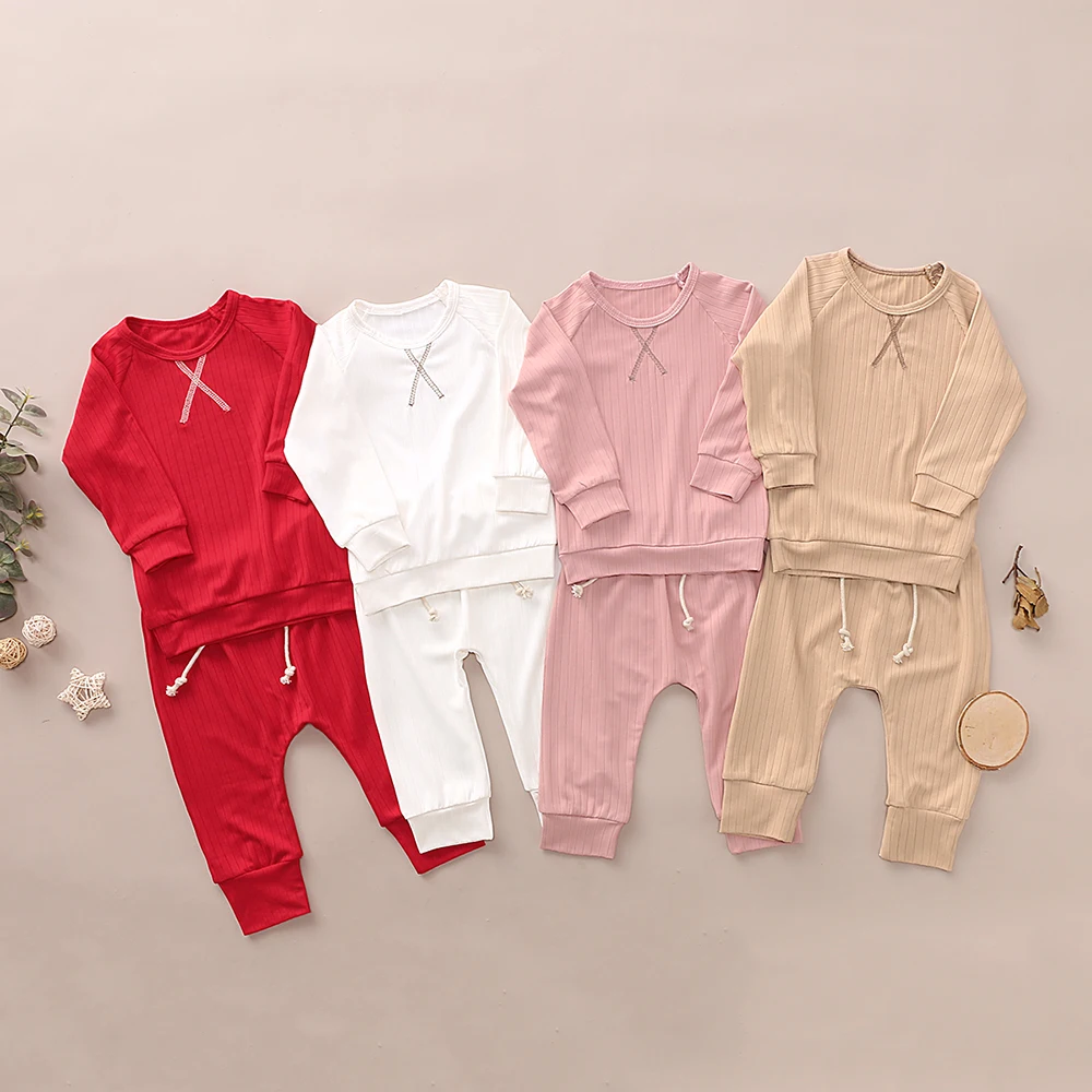 CYSINCOS 2020 Одежда для малышей 2 шт Дети Демисезонный мальчиков и девочек костюм