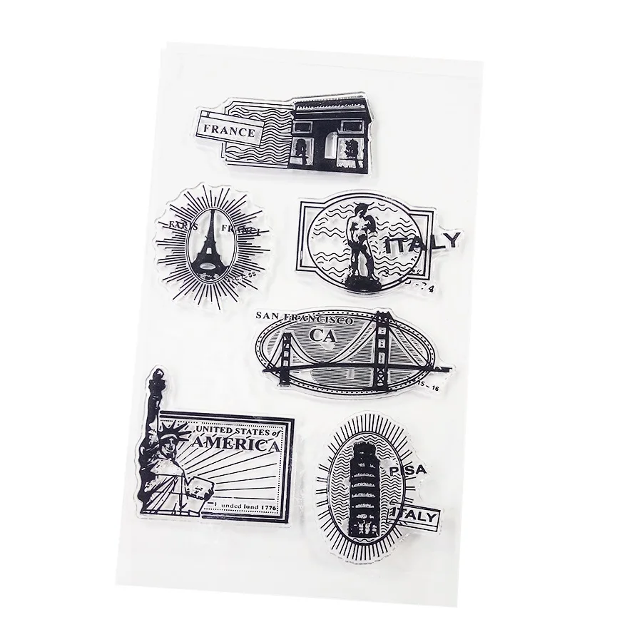 1 шт. силиконовая Прозрачная декоративная штамп в виде кошки|decorative stamps|stamp catcat stamp |