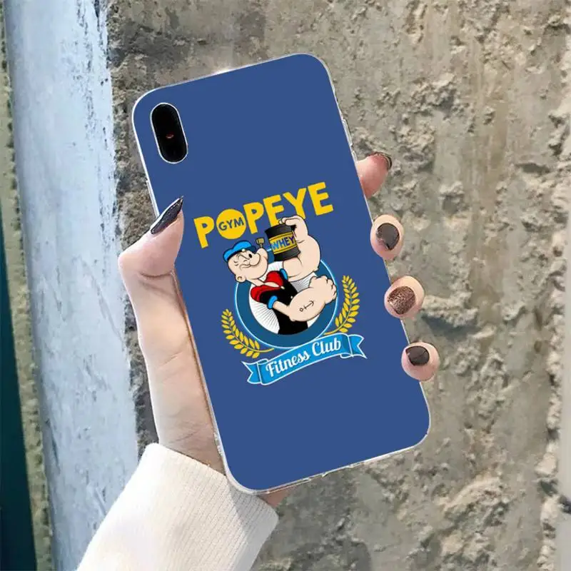 TOPLBPCS Модный классический американский чехол для телефона в стиле аниме Popeye с