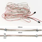 WS2812B предплатные светодиодный s чипсы светодиодный модуль строка узлы пайки 10 см провод гирлянда на Рождественская елка Window освещение