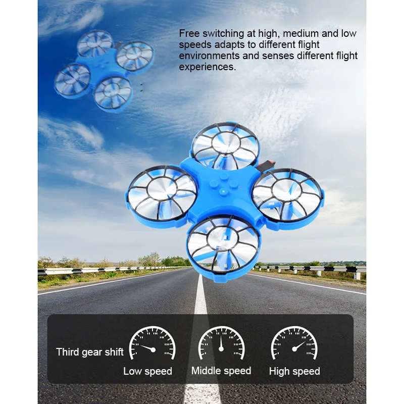 Новый 3 в 1 Летающий воздушный корабль сухопутный режим вождения съемный