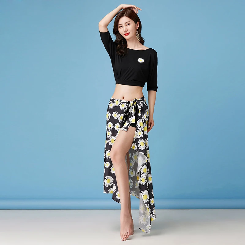 

Костюм для восточных танцев и юбка, набор костюма для танца живота, сексуальный комплект из 2 предметов 2020, танцевальный костюм, топ для танц...