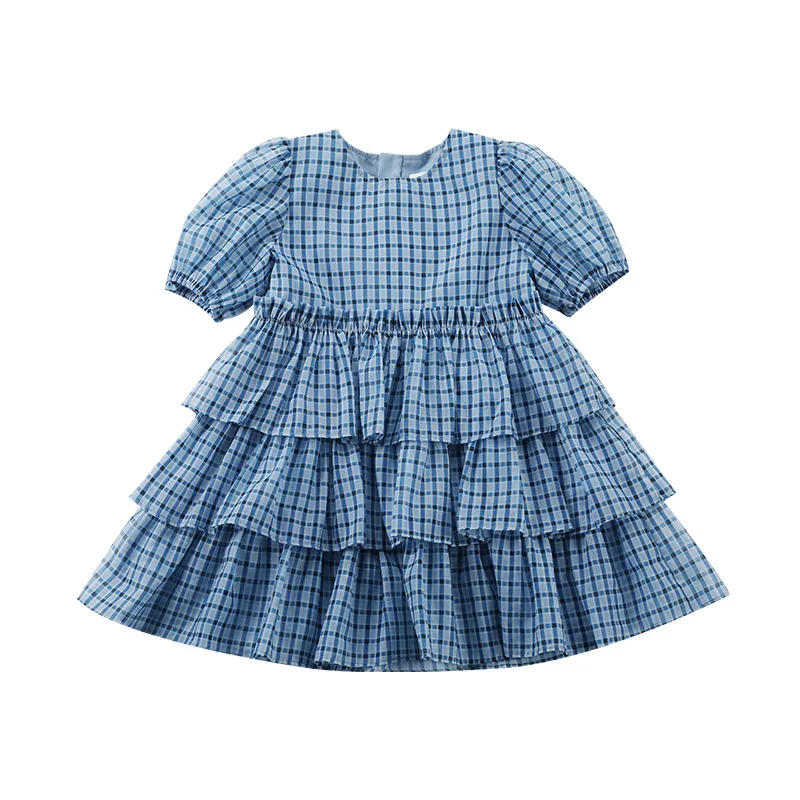 

Family Matching Outfits Mom and Daughter clothes sets Dress 2021 summer Hubble-bubble sleeve Cake skirt family look