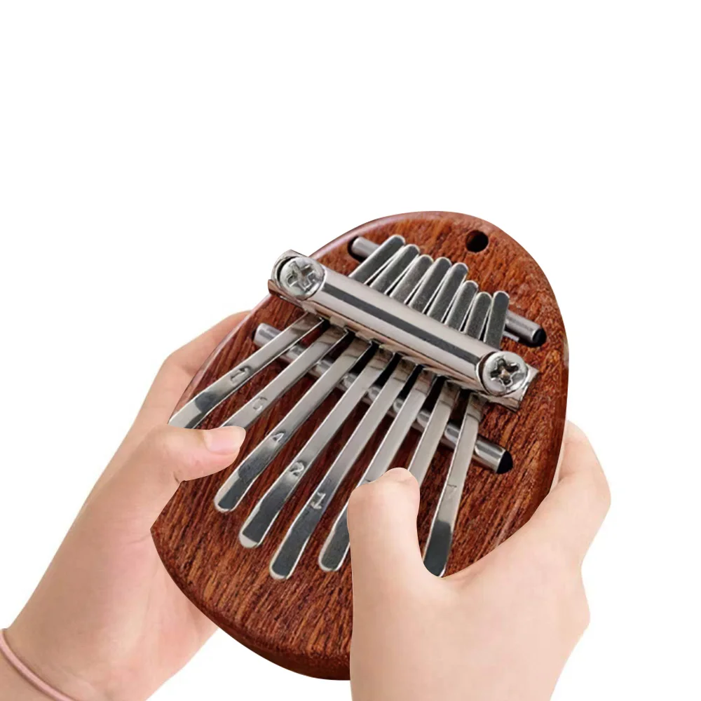 

8 Keys Musical Instrument Toy Children Mini Thumb Piano Portable Little Thumb Piano For Beginner Music Training Educational Toy