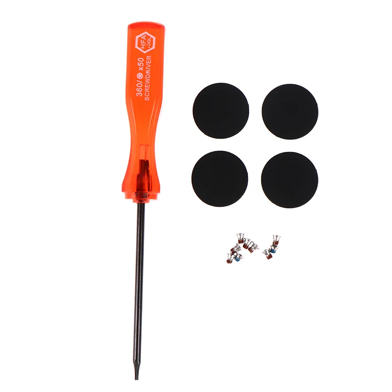 Новинка 4 шт. ножки Нижняя крышка корпуса пластиковая (без резины) + набор винтов