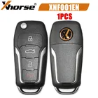 Универсальный дистанционный ключ Xhorse XNFO01EN, 1 шт.лот, 4 кнопки, беспроводной, для Ford, английская версия