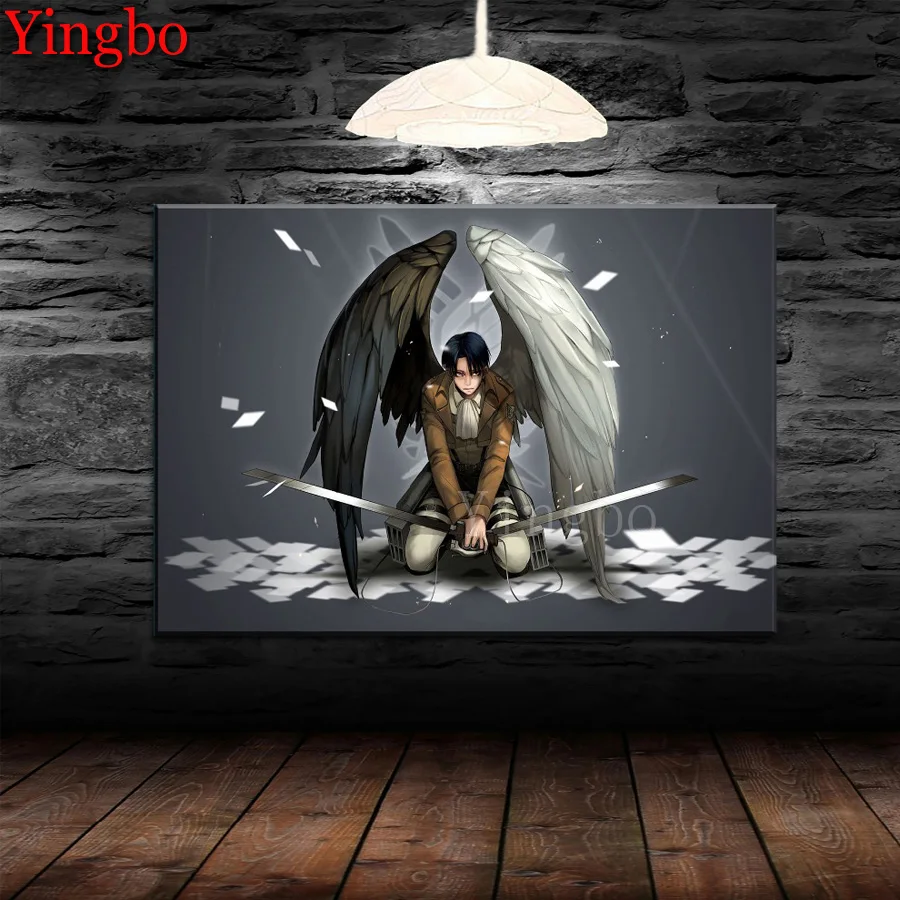 

Japanese animated angel boy 5d Diamond Painting Full Drill Square round Diamond Art Embroidery Rhinestone Home Decoration