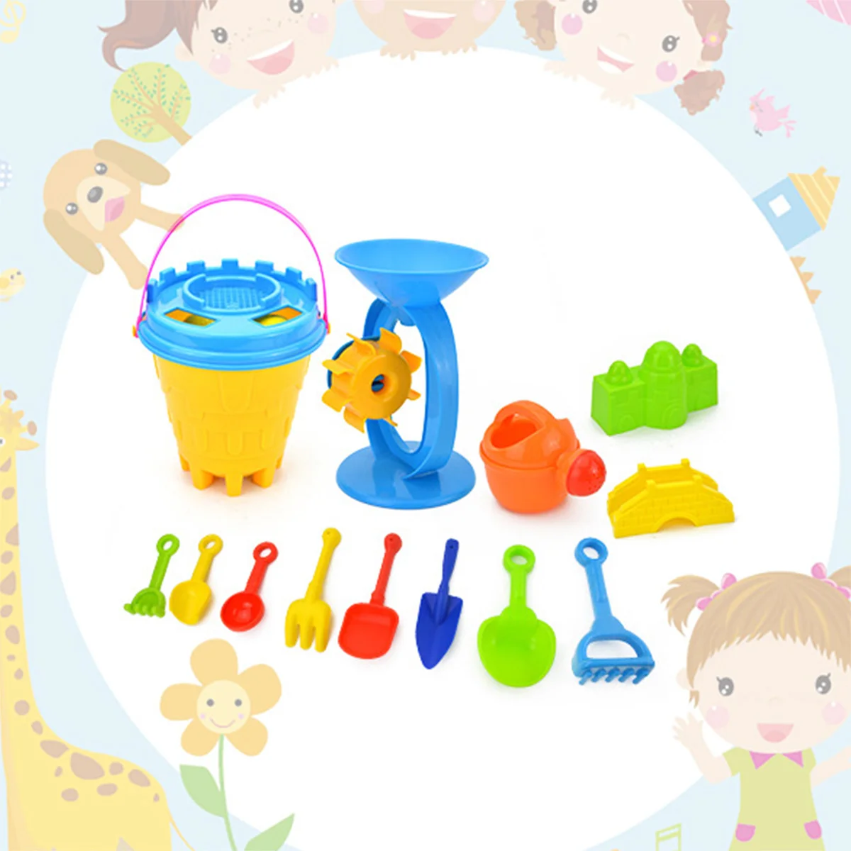 

Набор детских пляжных игрушек, набор из 25 шт., песочница, замок, ведро, игрушки, песочные игрушки, креативный набор инструментов для песка, фо...