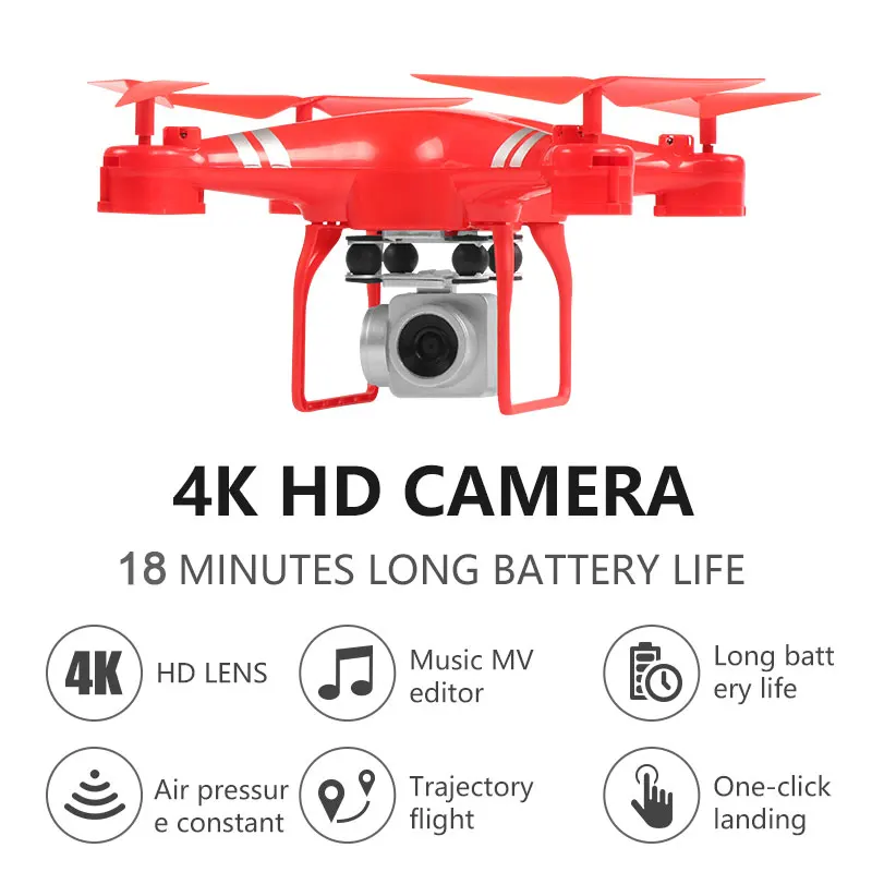 Дрон 4k камера HD Wifi передача fpv Дрон с воздушным давлением фиксированная высота четырехосный Самолет rc вертолет Дрон камера Дрон