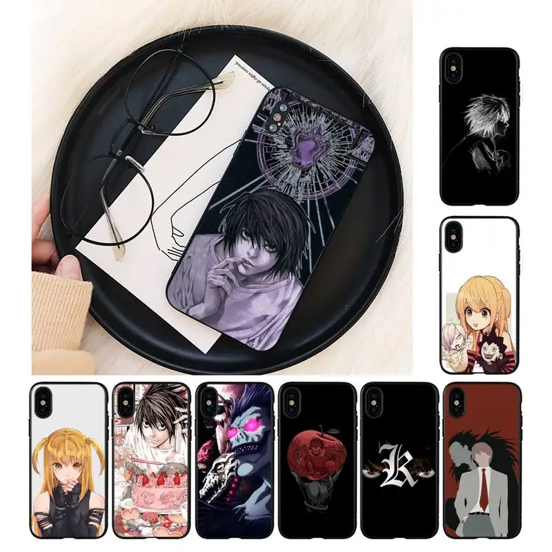 

Anime Manga Death Note Ryuk Phone Case For iPhone 11 8 7 6 6S Plus X XS MAX 5 5S SE 2020 XR 11 pro DIY Custom Cover
