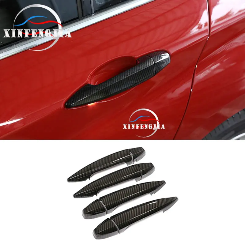 

Наружные дверные ручки из углеродного волокна для BMW X1 X2 X5 X6 F15 F48 F47 F16 F15 14-18 8 * отделка